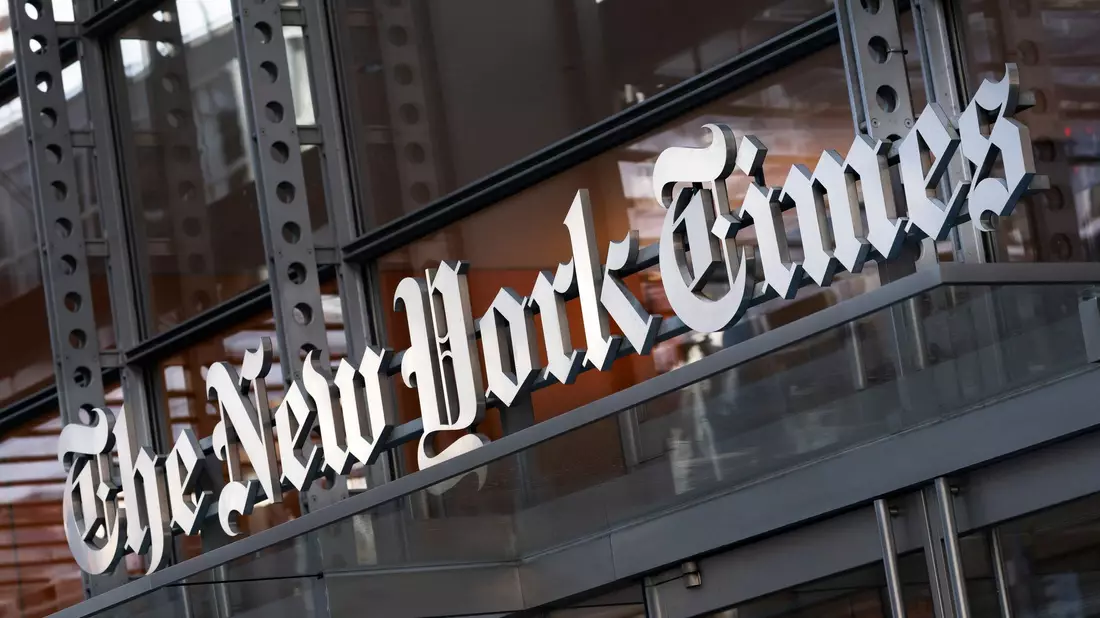 US-Präsident Donald Trump hat eine Milliarden-Klage gegen die renommierte «New York Times» eingereicht - die Zeitung kritisiert das scharf. (Archivbild) - Bild: Mark Lennihan/AP/dpa