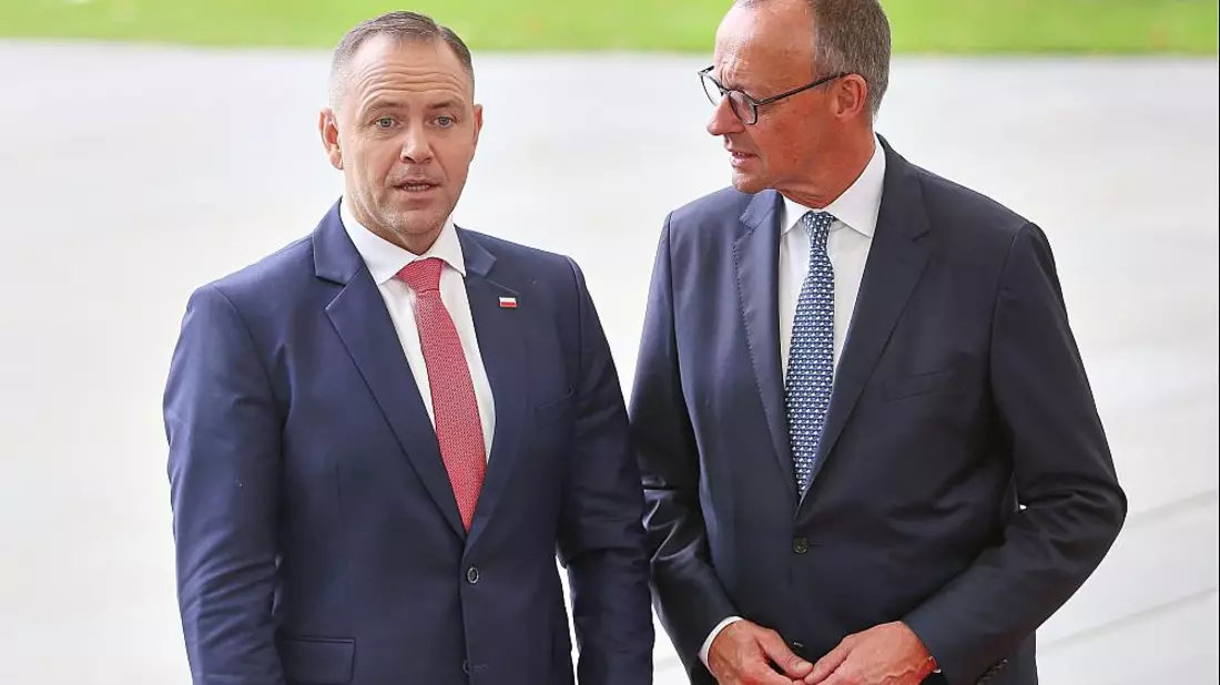 Karol Nawrocki und Friedrich Merz am 16.09.2025 - Bild: über dts Nachrichtenagentur