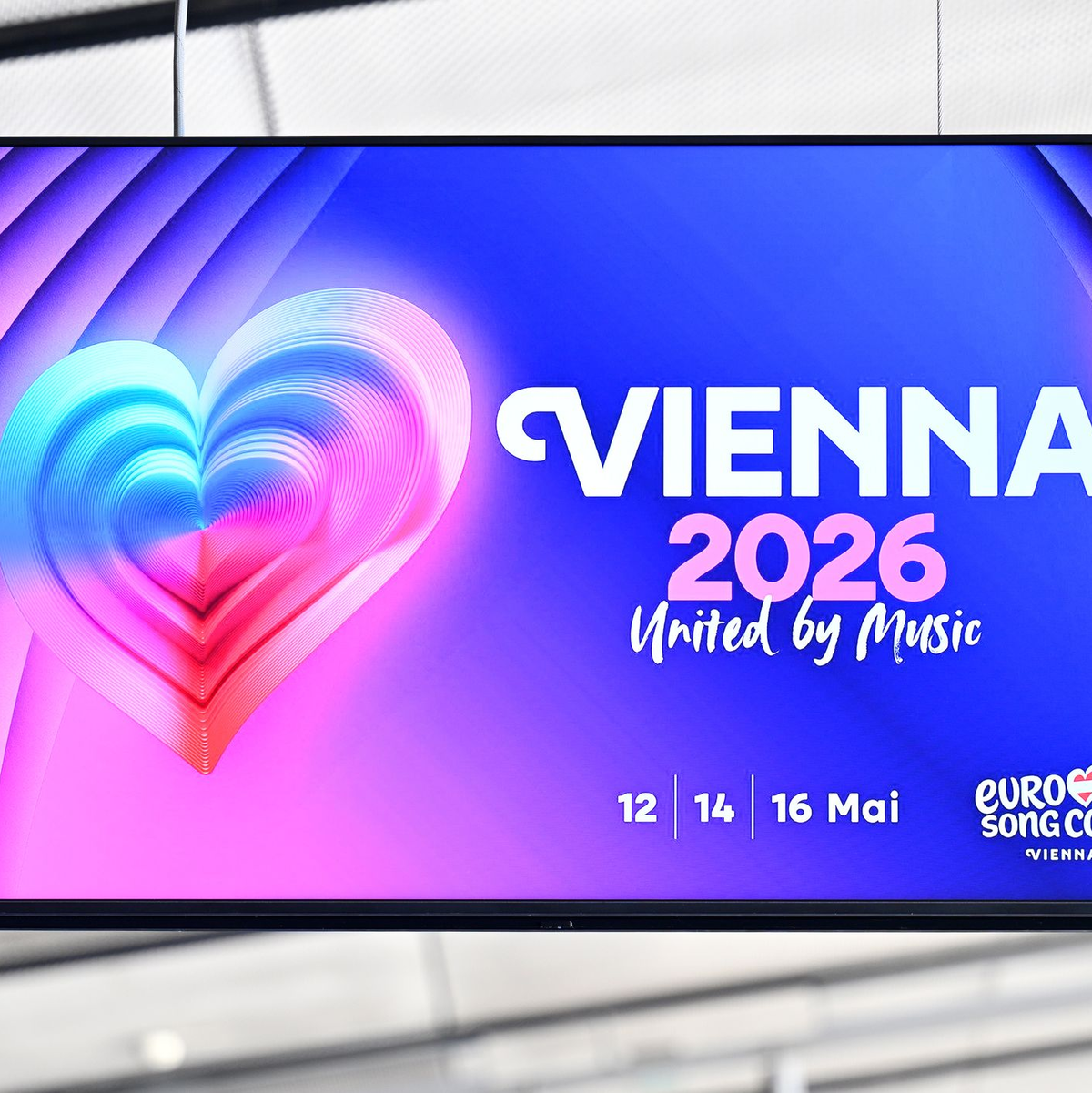 Das Design für den ESC 2026 steht bereits fest - jetzt gibt es Überlegungen, ob Kanada bei dem Musikwettbewerb auftreten könnte. (Archivbild) - Foto: Hans Klaus Techt/APA/dpa