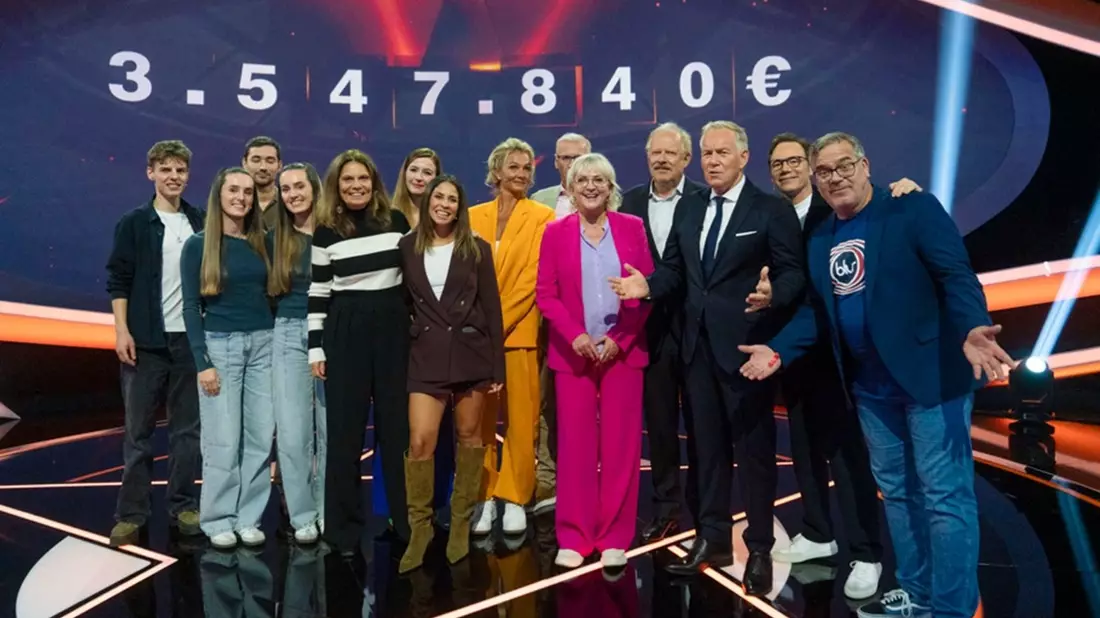 Über 3,8 Millionen Euro für die Deutsche Krebshilfe / Prominente Kandidaten quizzen sechs Stunden live im ZDF für den Kampf gegen den Krebs - Bild: presseportal.de