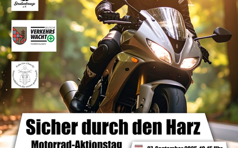 LPI-NDH: Sicher durch den Harz - Polizei lädt Motorradfahrer zum Saisonabschluss ein - Foto: presseportal.de