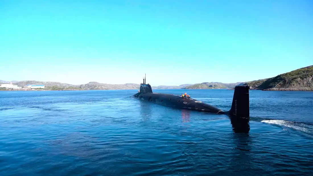 Auch in der Ostsee und in der polaren Barentssee wurde geübt. - Bild: Russisches Verteidigungsministerium/AP/dpa