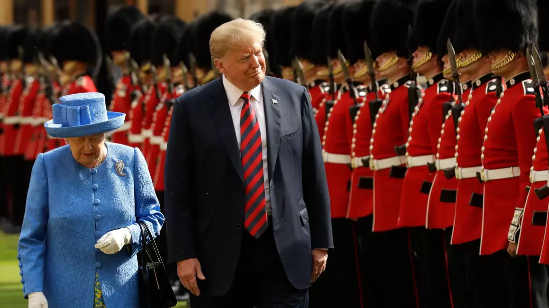 Trump war bereits 2019 zum Staatsbesuch im Vereinigten Königreich. (Archivbild) - Bild: Matt Dunham/AP POOL/dpa