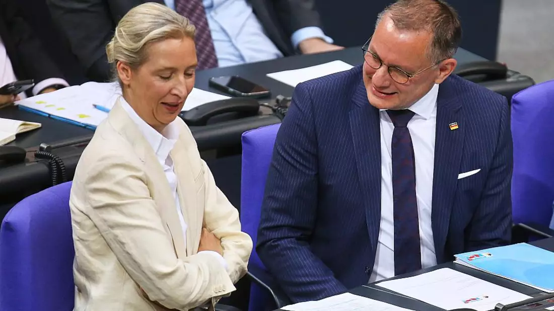 Alice Weidel und Tino Chrupalla (Archiv) - Bild: über dts Nachrichtenagentur