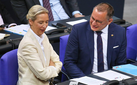 Alice Weidel und Tino Chrupalla (Archiv) - Foto: über dts Nachrichtenagentur