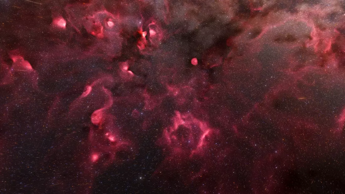 Die Karte reicht bis zu 4.000 Lichtjahre zurück und basiert auf Beobachtungen der langjährigen Beobachtungssonde «Gaia». - Bild: -/ESA/Gaia/DPAC, S. Payne-Wardenaar, L. McCallum et al (2025)/dpa