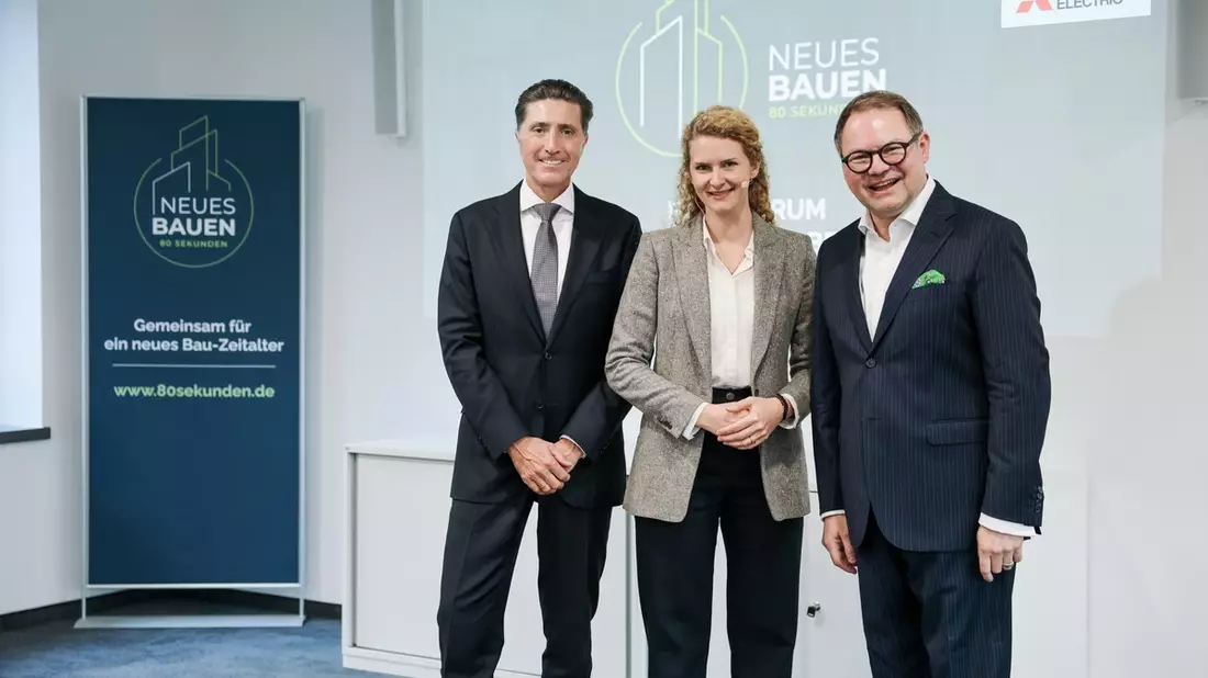 Energiewende im Gebäudebestand: Branche zeigt Lösungen - Politik kann Rückenwind geben / Fach-Forum Energiewende im Bestand von Neues Bauen - 80 Sekunden und Mitsubishi Electric in Ratingen - Bild: presseportal.de