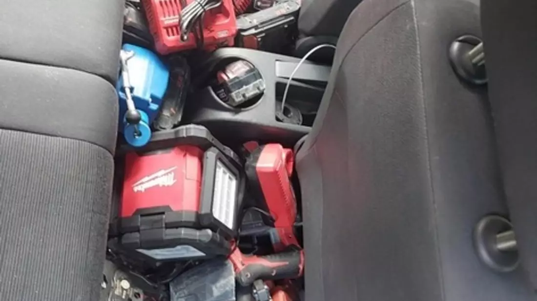 BPOL-FL: Bundespolizisten stellen mehr als 130 elektrische Werkzeuge sicher - Bild: presseportal.de