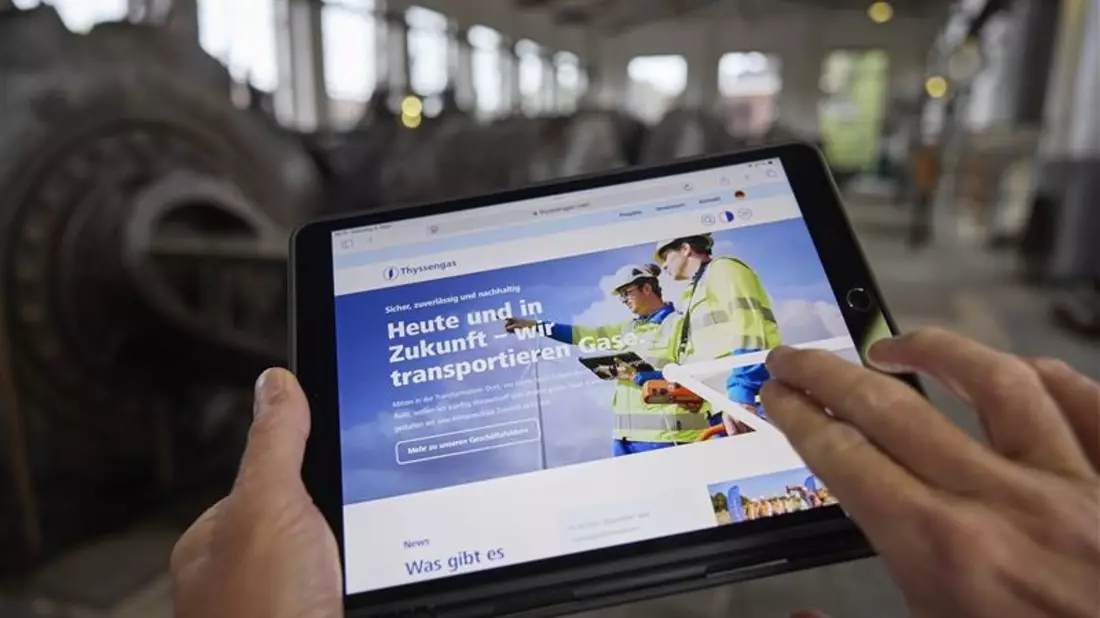 Thyssengas launcht Website im neuen Corporate Design - Bild: presseportal.de