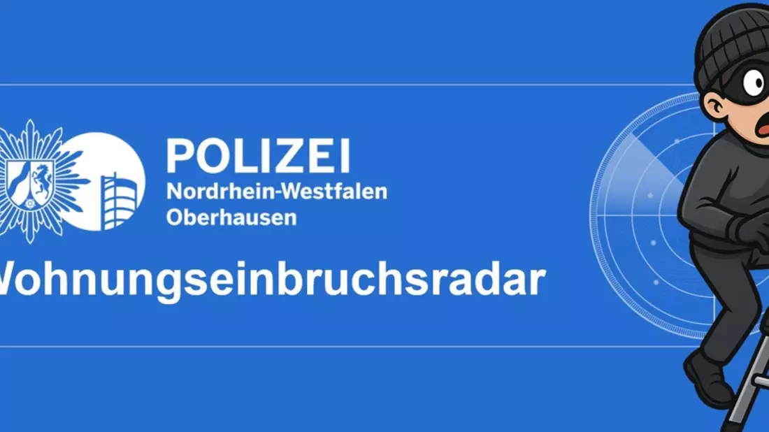 POL-OB: Wohnungseinbruchsradar in Oberhausen - Bild: presseportal.de