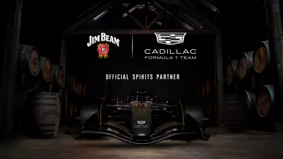 Jim Beam® und Cadillac Formel-1®-Team verkünden globale Partnerschaft / Zwei amerikanische Originale vereint auf einer Weltbühne - Bild: presseportal.de