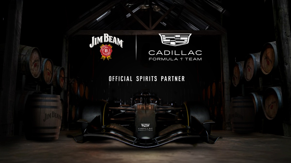 Jim Beam® und Cadillac Formel-1®-Team verkünden globale Partnerschaft / Zwei amerikanische Originale vereint auf einer Weltbühne - Foto: presseportal.de
