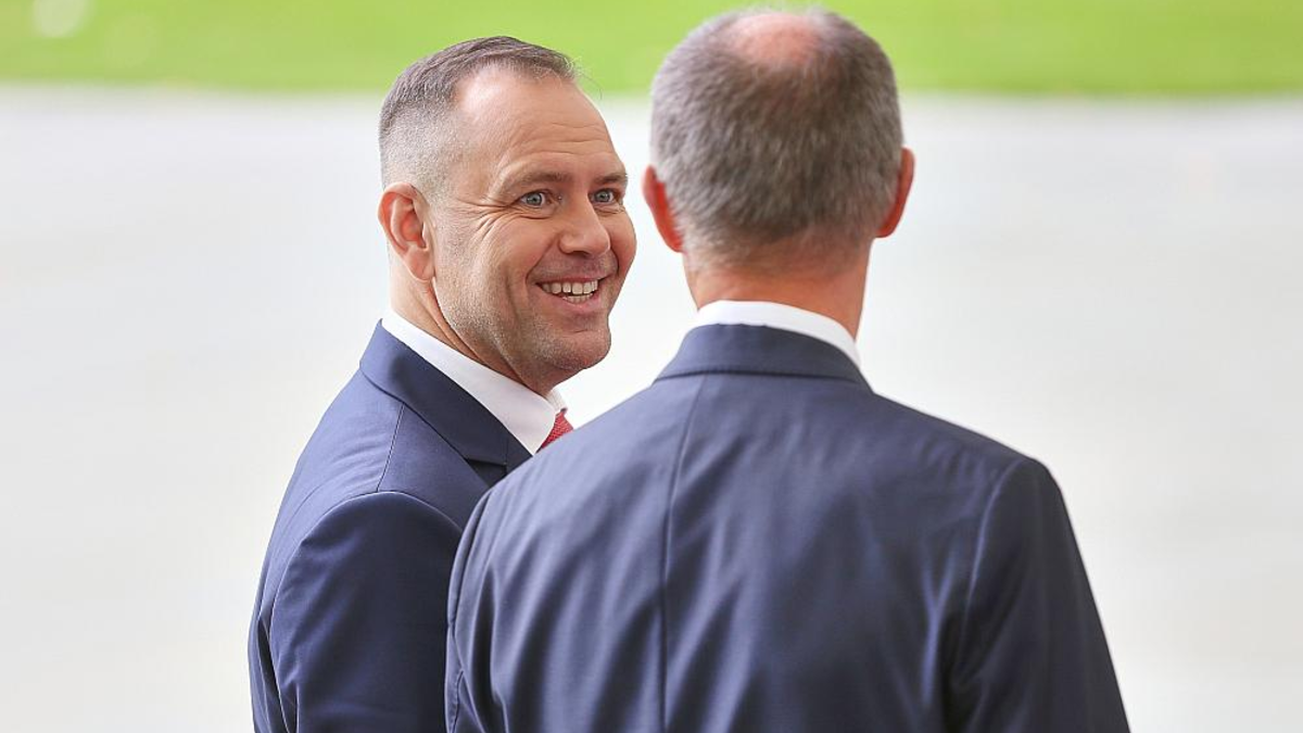 Karol Nawrocki und Friedrich Merz am 16.09.2025 - Foto: über dts Nachrichtenagentur