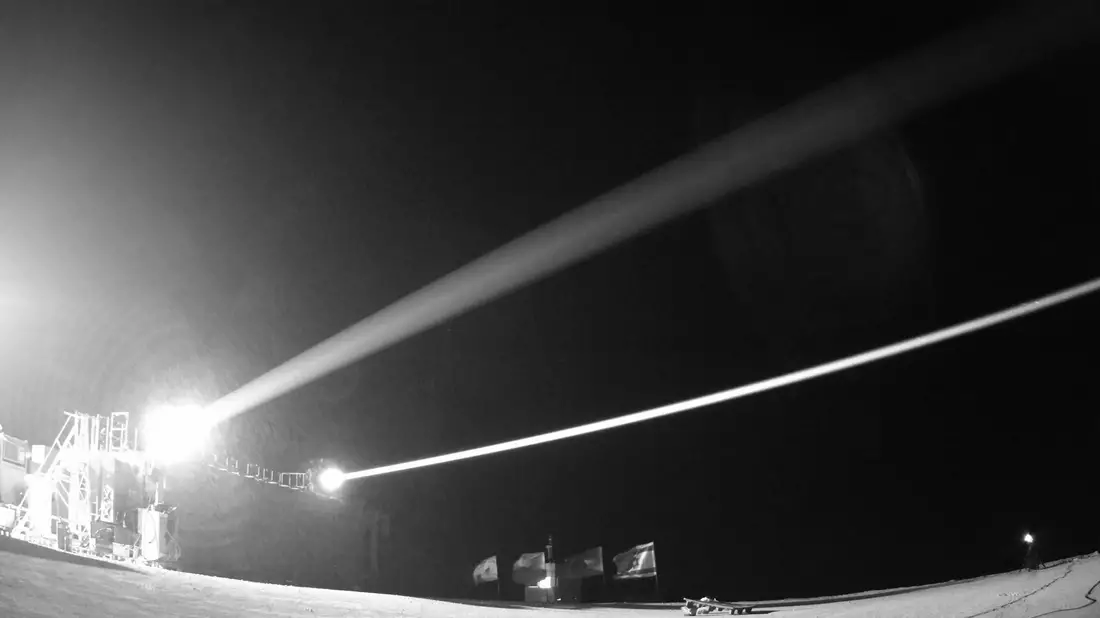 Laser-Luftabwehrsystem «Iron Beam» - Bild: -/Israelisches Verteidigungsministerium/dpa