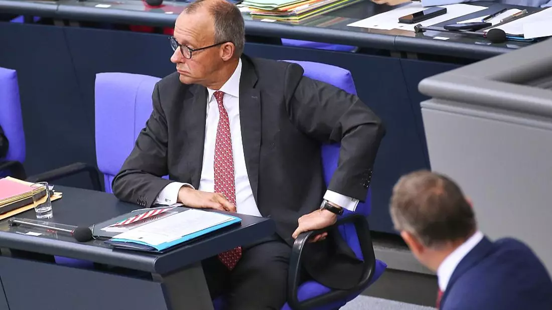 Friedrich Merz und Tino Chrupalla am 17.09.2025 - Bild: über dts Nachrichtenagentur