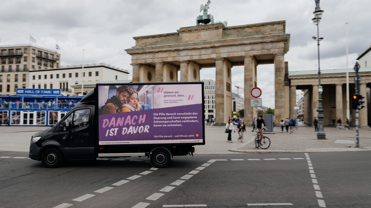 Plakatkampagne im Berliner Regierungsviertel kurzfristig gestoppt: Aufklärungskampagne 