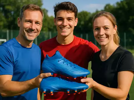 Unterschiede Fussballschuhe - Foto: KI generiert