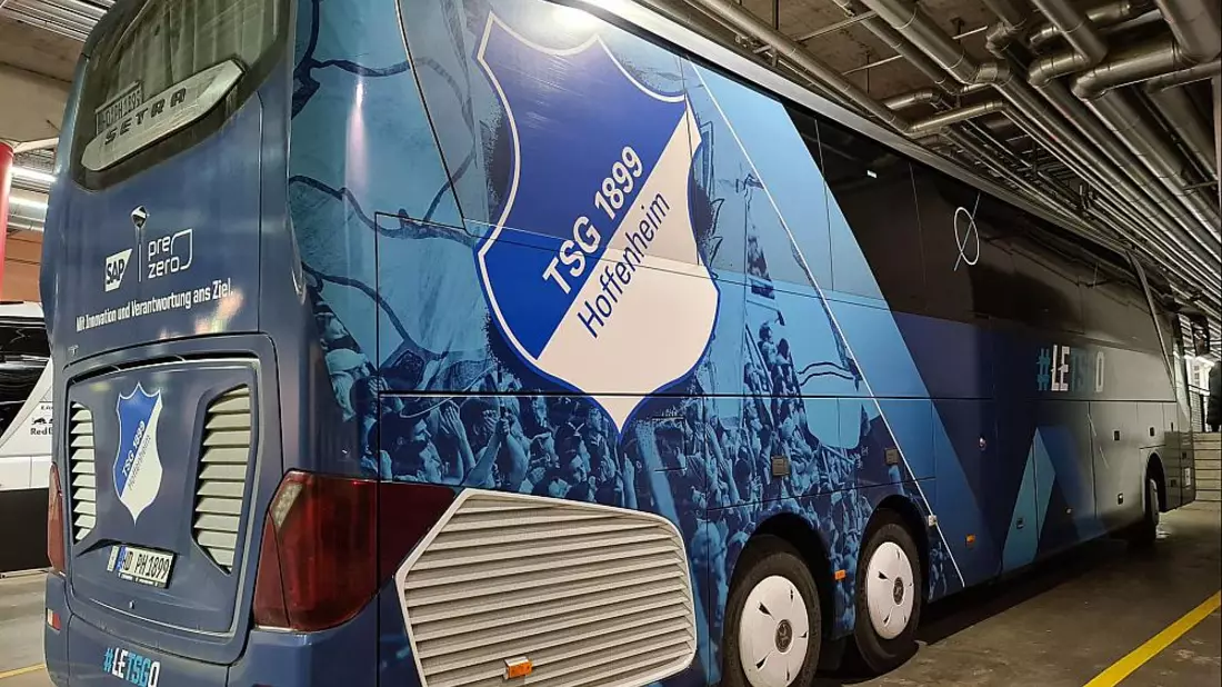 Mannschaftsbus der TSG Hoffenheim (Archiv) - Bild: über dts Nachrichtenagentur