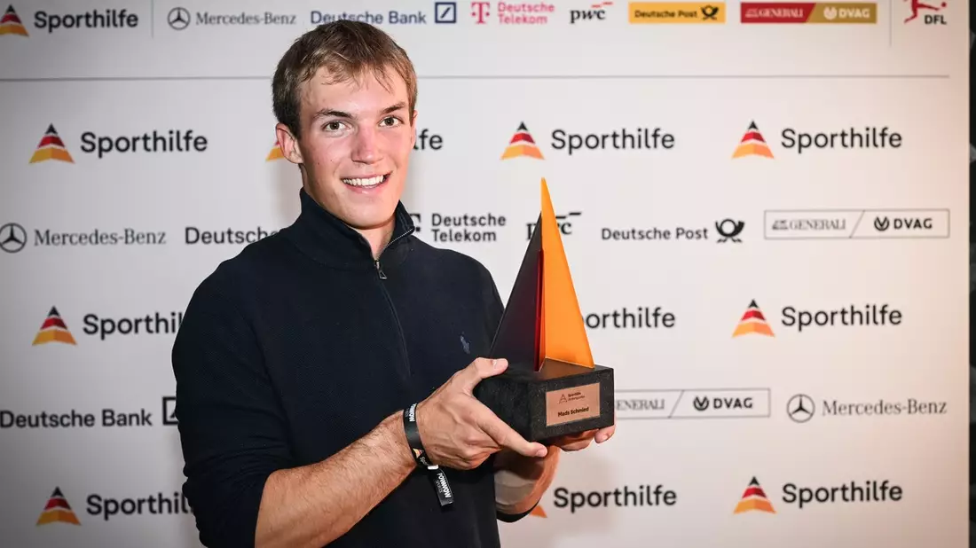 Sporthilfe Juniorsportler Mads Schmied im Interview: Ich bin ein ekliger Gegner, aber am Ende zählt für mich immer Fairness und Respekt - Bild: presseportal.de