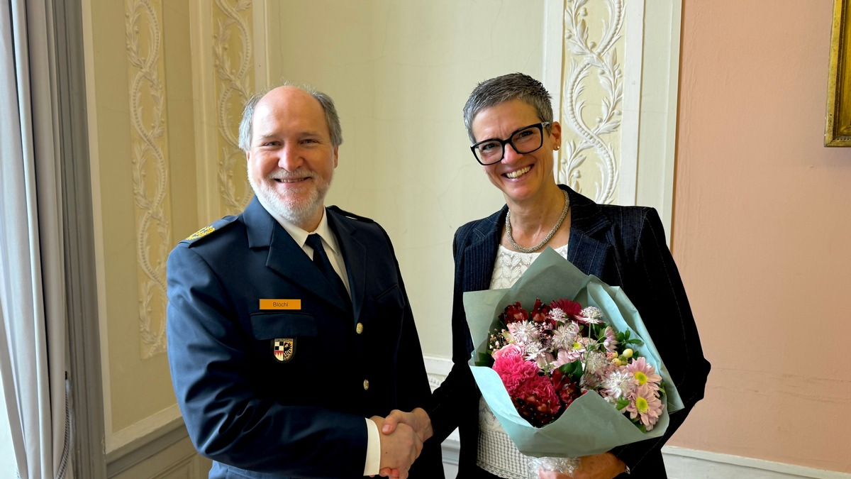 POL-MFR: (899) Amtswechsel bei der Kriminalpolizei Ansbach - Kriminaldirektorin Cora Miguletz übernimmt die Leitung - Foto: presseportal.de