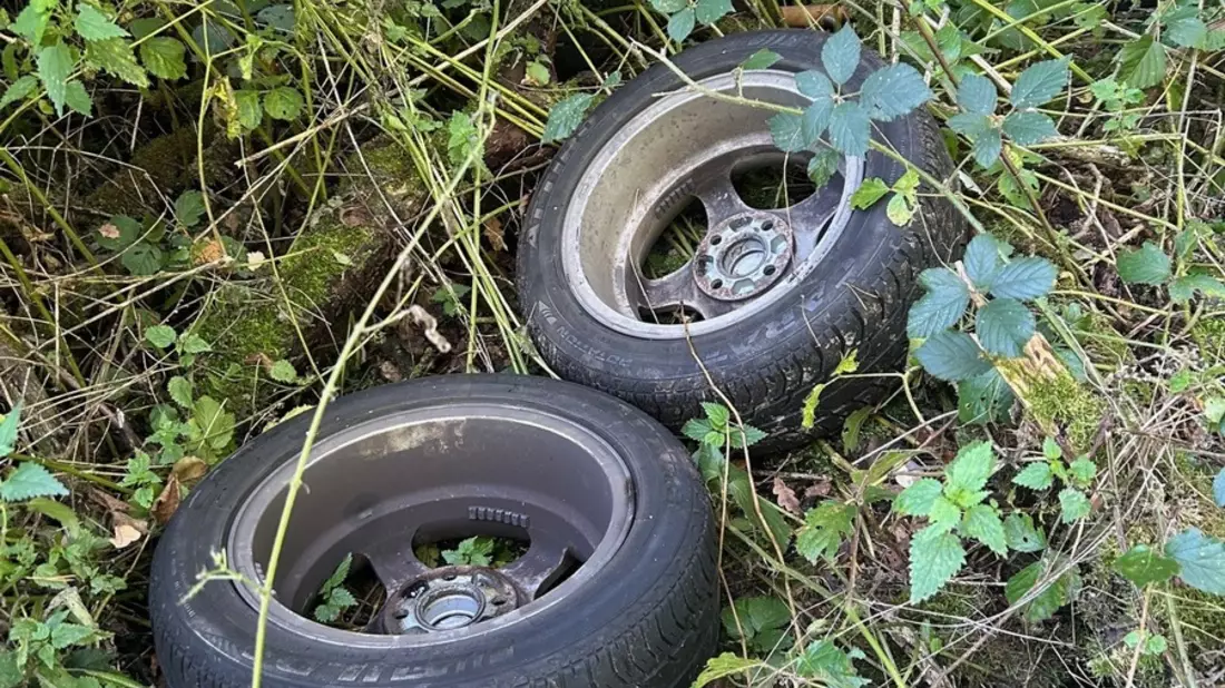 POL-PDMT: Dessighofen - illegale Müllentsorgung von Altreifen und Sperrmüll - Bild: presseportal.de