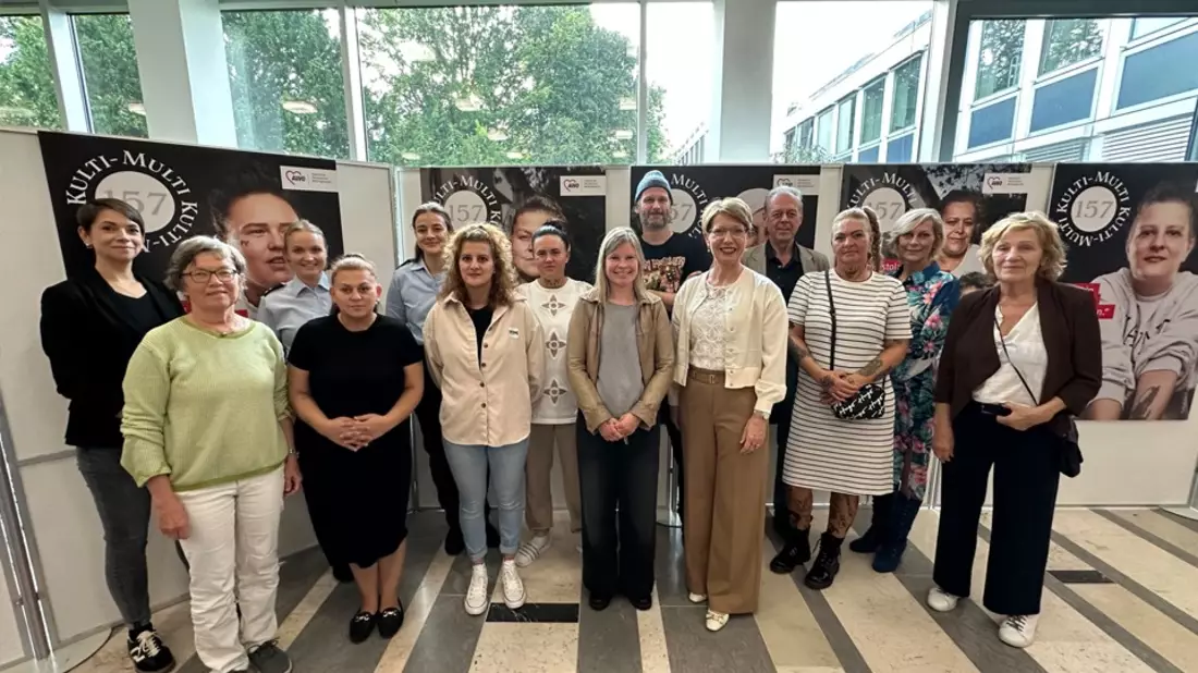 POL-MS: Fotoausstellung Starke Frauen - Kulti Multi begeistert - noch bis 28. September im Polizeipräsidium Münster zu sehen - Bild: presseportal.de