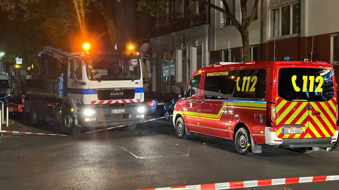 FW-DO: Gasaustritt in Dortmunder Innenstadt - mehrere Gebäude geräumt - Bild: presseportal.de