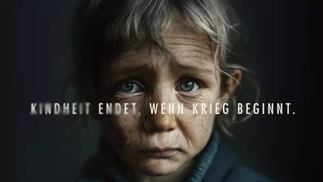 Kindheit endet, wenn Krieg beginnt / Zum Weltkindertag: Psychologische Hilfe für die ukrainischen Kinder, um die Schrecken des Krieges zu bewältigen - Bild: presseportal.de