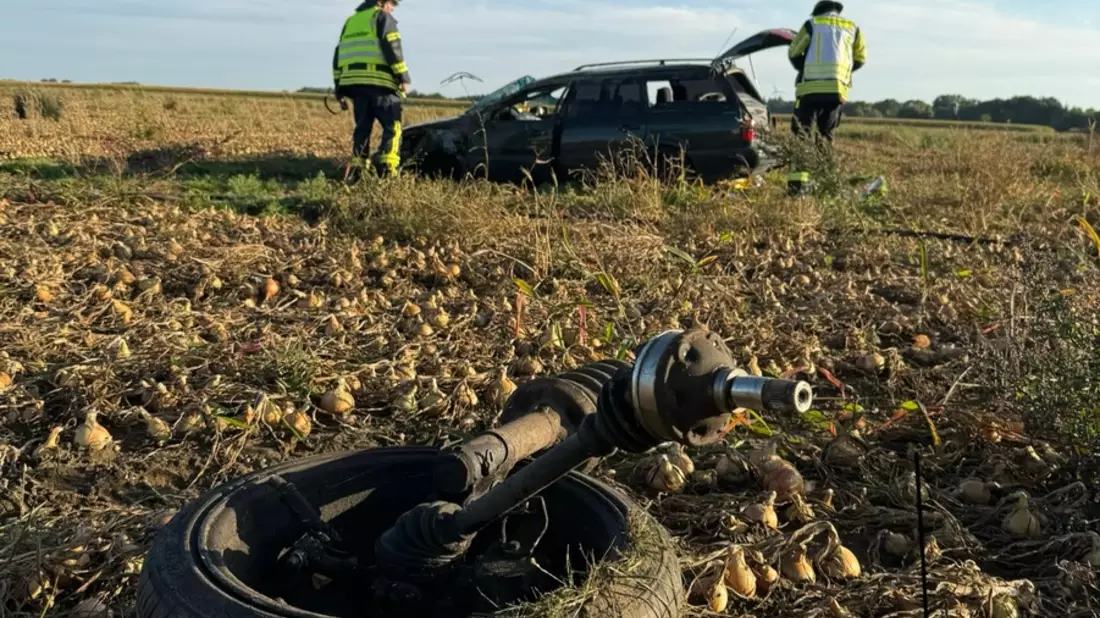 FW-ROW: Verkehrsunfall - PKW kommt von der Fahrbahn ab - Bild: presseportal.de