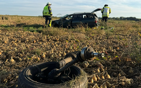 FW-ROW: Verkehrsunfall - PKW kommt von der Fahrbahn ab - Foto: presseportal.de