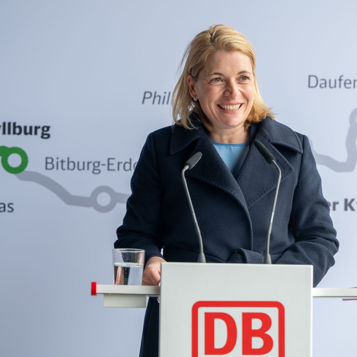 Steht künftig an der Spitze der Deutschen Bahn: Evelyn Palla.  - Foto: Harald Tittel/dpa