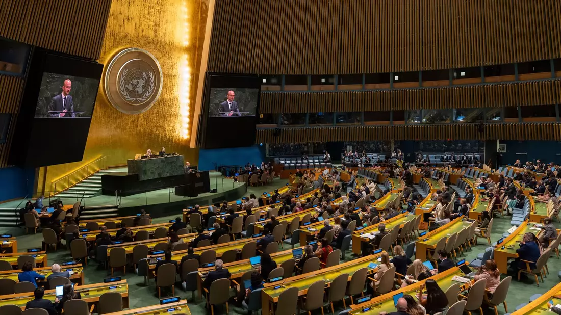 Am Vorabend der UN-Generaldebatte mit zahlreichen Staats- und Regierungschefs aus aller Welt wollen am Montag weitere Länder einen Staat Palästina anerkennen. (Archivfoto) - Bild: Adam Gray/FR172090 AP/dpa