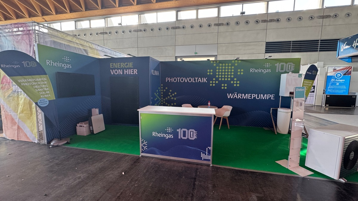 Rheingas präsentiert innovative Energielösungen auf der RoBau Messe 2025 / Fokus auf Photovoltaik, Wärmepumpen, Klimatechnik und Heizungsbau - Foto: presseportal.de