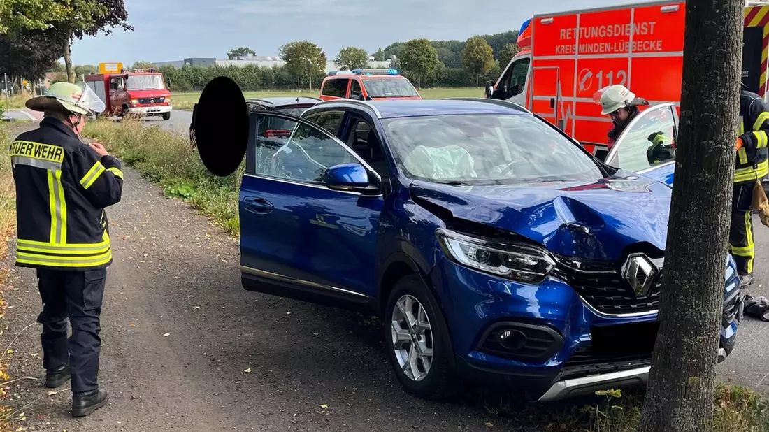 POL-MI: Pkw kollidiert mit Baum - Bild: presseportal.de