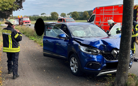 POL-MI: Pkw kollidiert mit Baum - Foto: presseportal.de