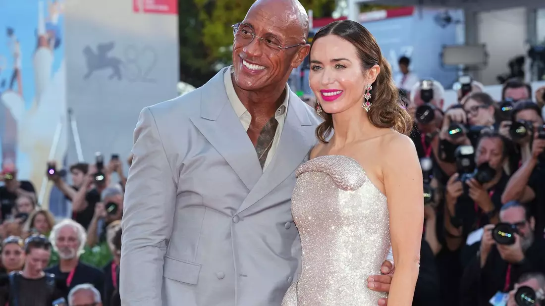 Dwayne Johnson und Emily Blunt mussten sich für den Dreh emotionalen Herausforderungen stellen. (Archivbild) - Bild: Scott A Garfitt/Invision/AP/dpa