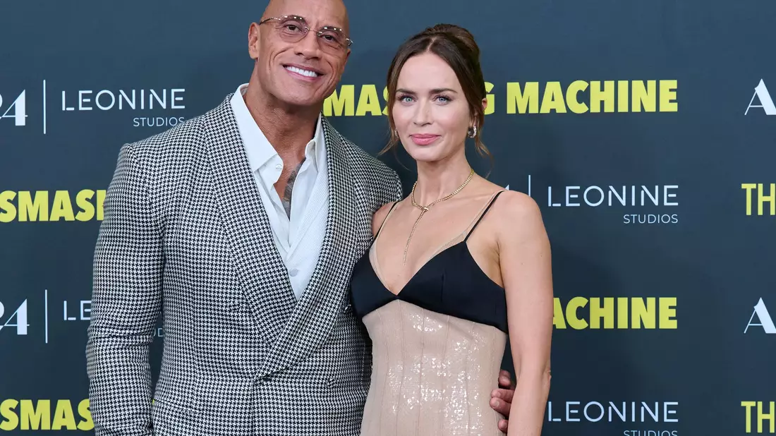 Dwayne Johnson und Emily Blunt mussten sich für den Dreh emotionalen Herausforderungen stellen. (Foto aktuell) - Bild: Annette Riedl/dpa