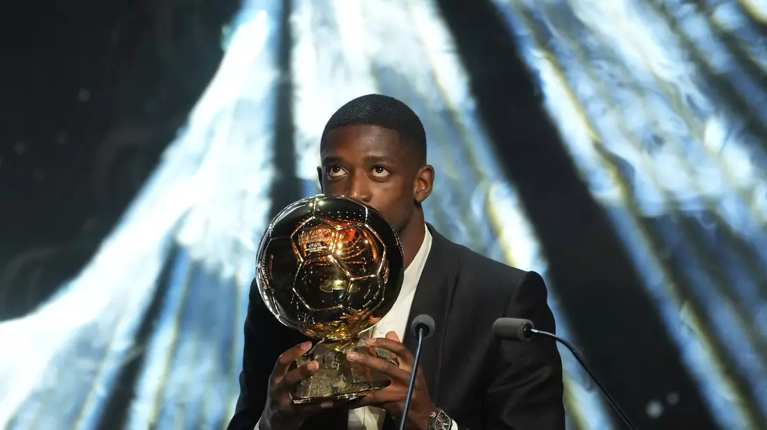 Auch als Persönlichkeit gereift: Ausnahmefußballer Ousmane Dembélé. - Bild: Thibault Camus/AP/dpa