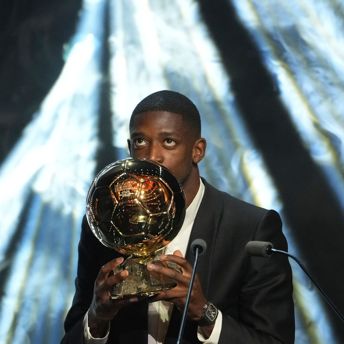 Auch als Persönlichkeit gereift: Ausnahmefußballer Ousmane Dembélé. - Foto: Thibault Camus/AP/dpa