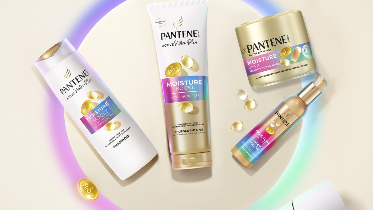 Feuchtigkeit dank Hitze? Die neue Pantene PRO-V Moisture Boost Kollektion mit der Heat & Glow Leave-in Creme - Foto: presseportal.de