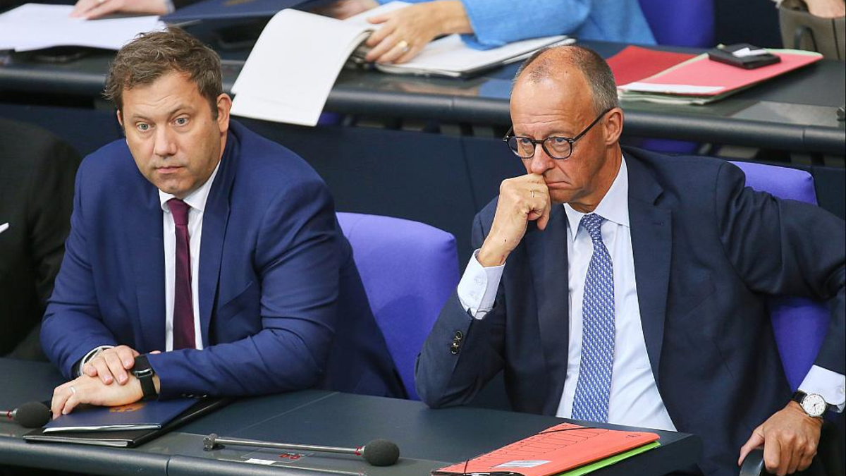 Lars Klingbeil und Friedrich Merz am 23.09.2025 - Foto: über dts Nachrichtenagentur