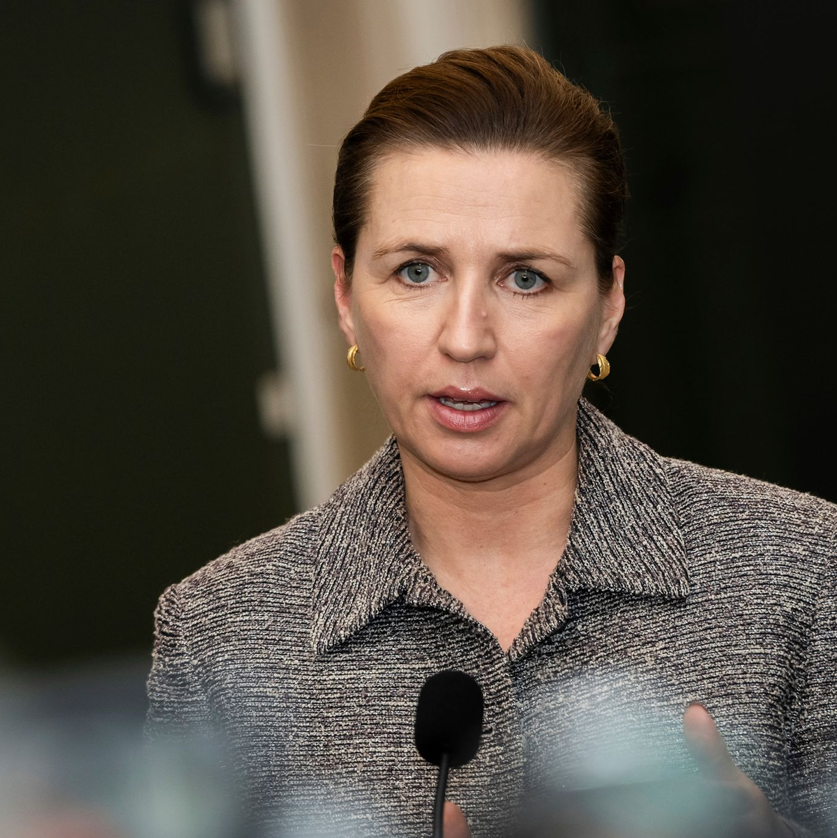 Spricht von einem Anschlag: Dänemarks Regierungschefin Mette Frederiksen.  - Foto: Emil Nicolai Helms/Ritzau Scanpix Foto/dpa