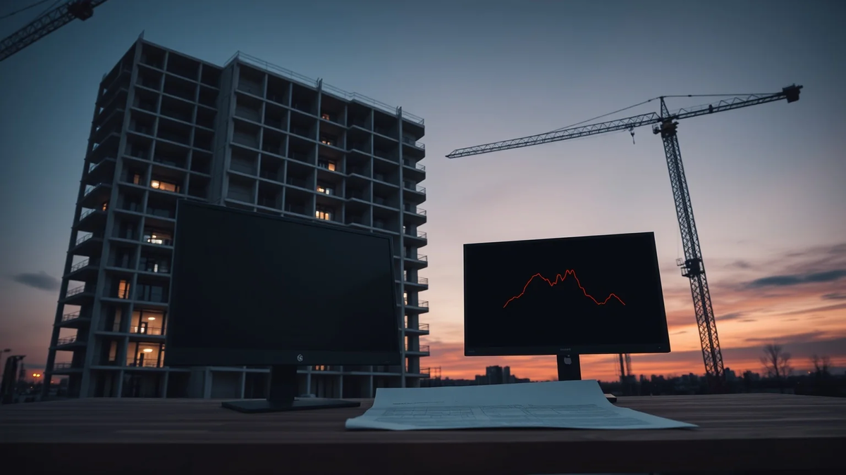 Immobilienkrise: Wohnungsbau bricht historisch ein - Foto: über boerse-global.de