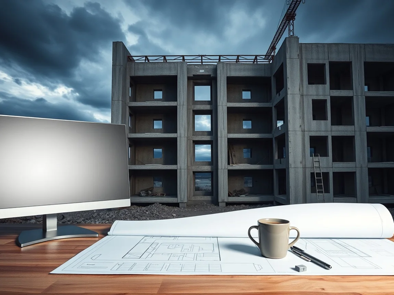 Wohnungsbau: Dramatischer Einbruch auf 175.000 Neubauten - Foto: über boerse-global.de