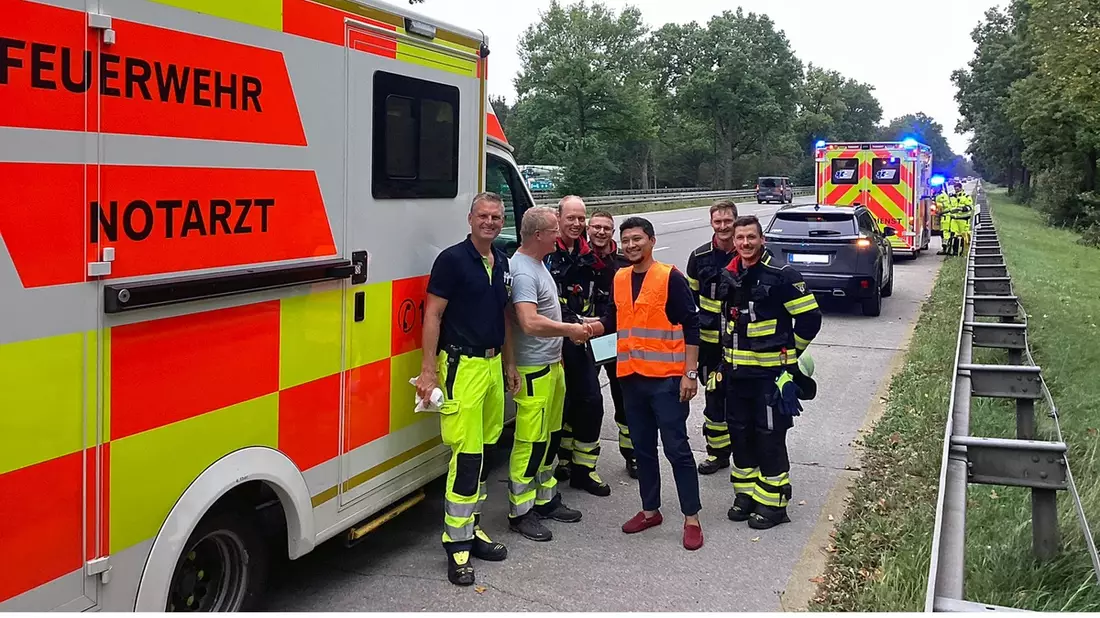 FW-M: Geburtsort: Kilometer 4,9 (Forstenried) - Bild: presseportal.de