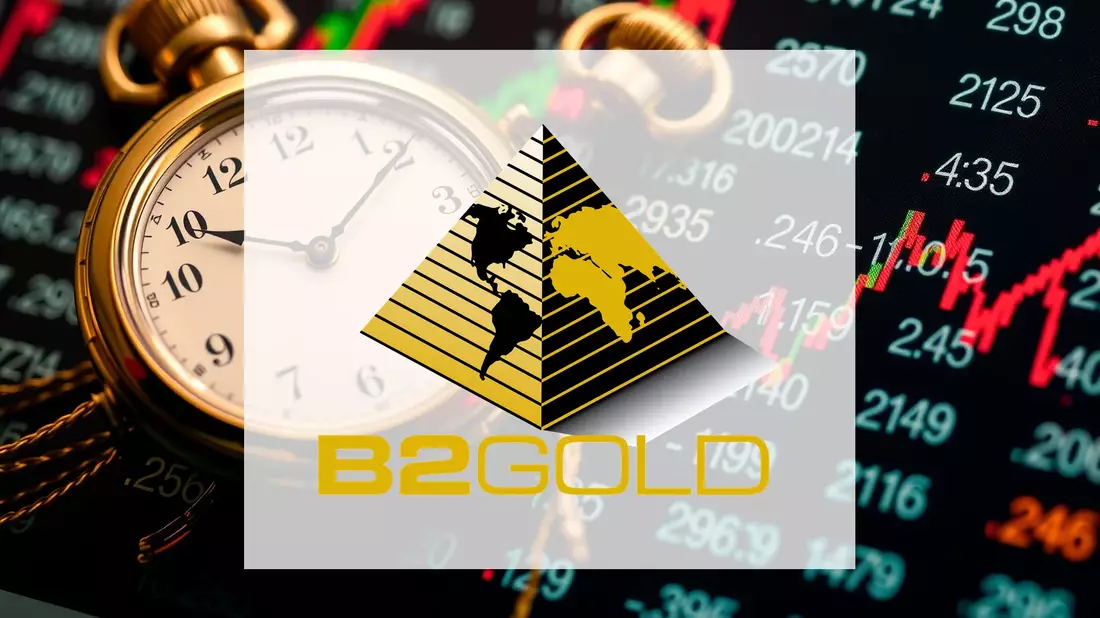 B2Gold Aktie: Kontinuierliches Wachstum - Bild: über boerse-global.de