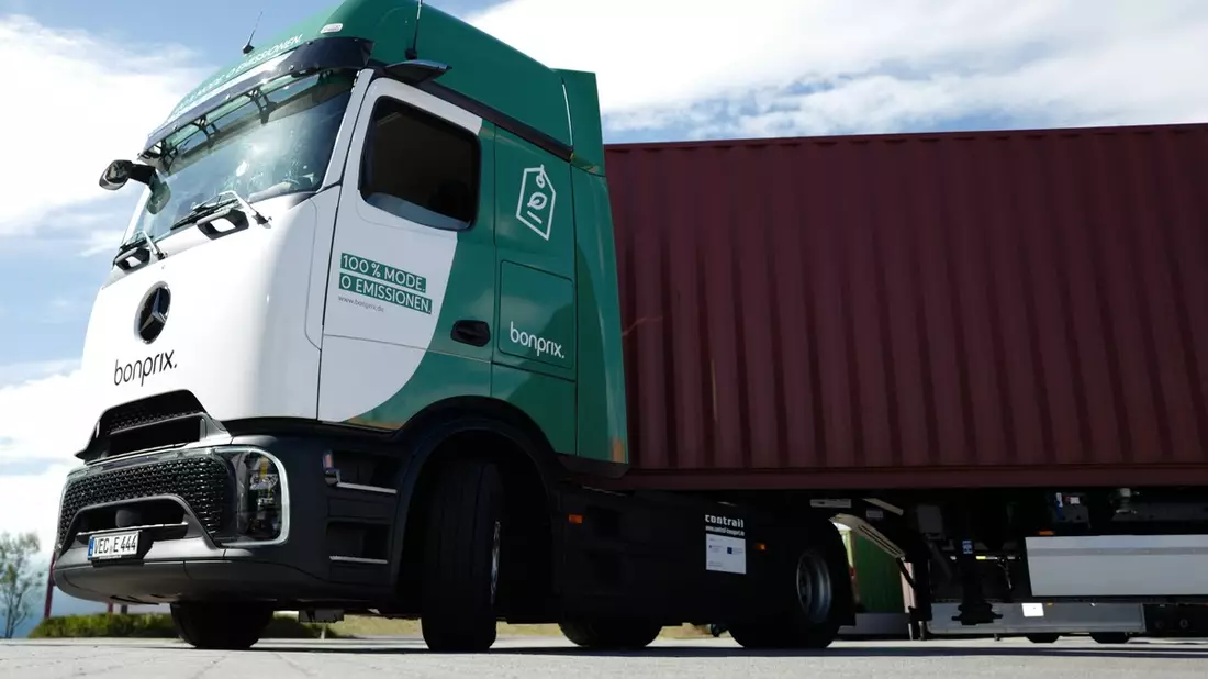 Erster E-Lkw - bonprix setzt auf E-Mobilität - Bild: presseportal.de