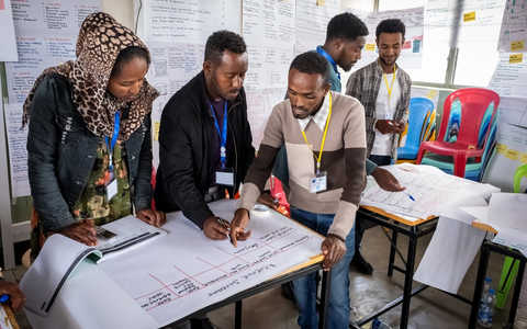 Neue Perspektiven statt Arbeitslosigkeit: Stiftung Menschen für Menschen fördert junge Gründerinnen und Gründer in Äthiopien - Foto: presseportal.de