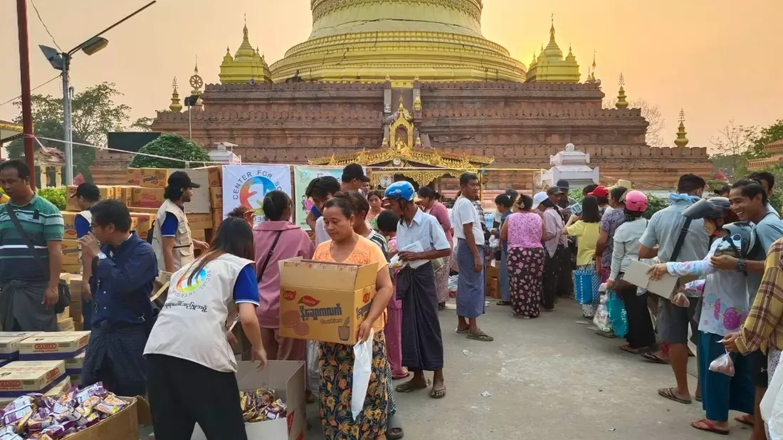 Sechs Monate nach dem Erdbeben in Myanmar: Vom Wiederaufbau weit entfernt - Bild: presseportal.de