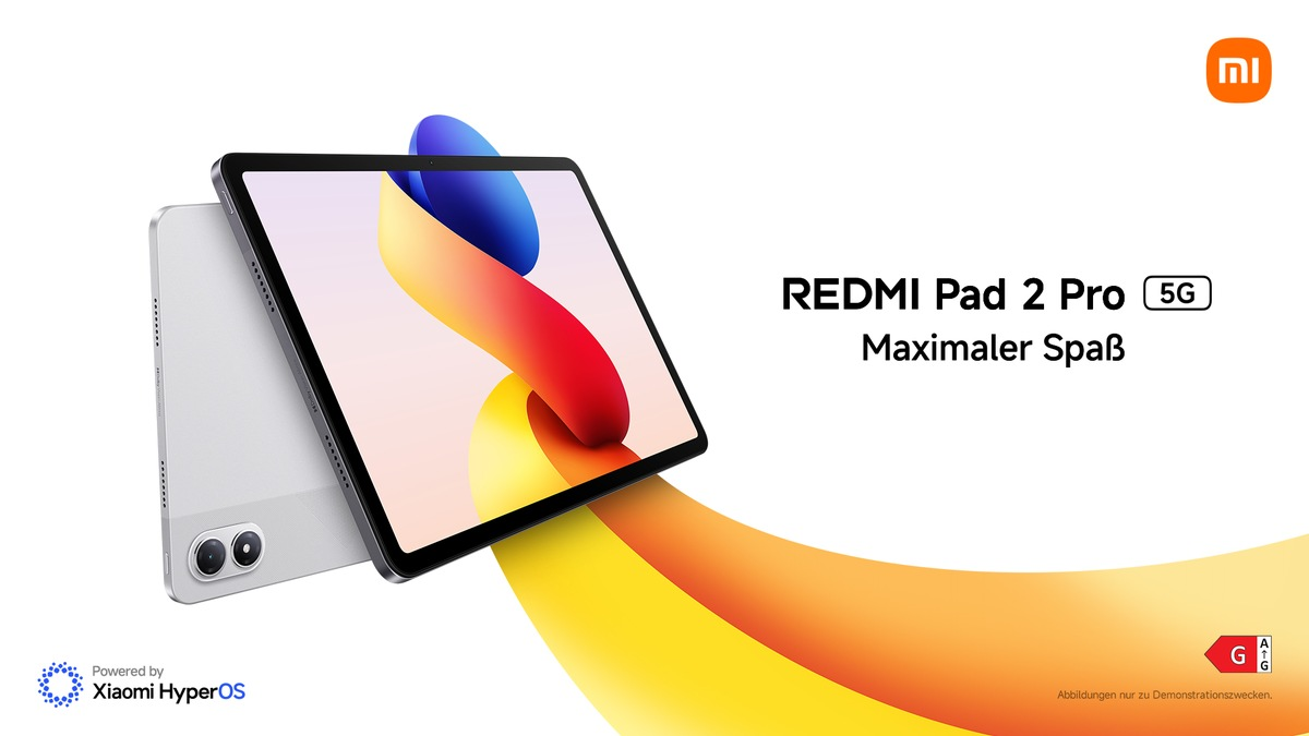 REDMI stellt neue REDMI Pad 2 Pro Serie vor - Foto: presseportal.de